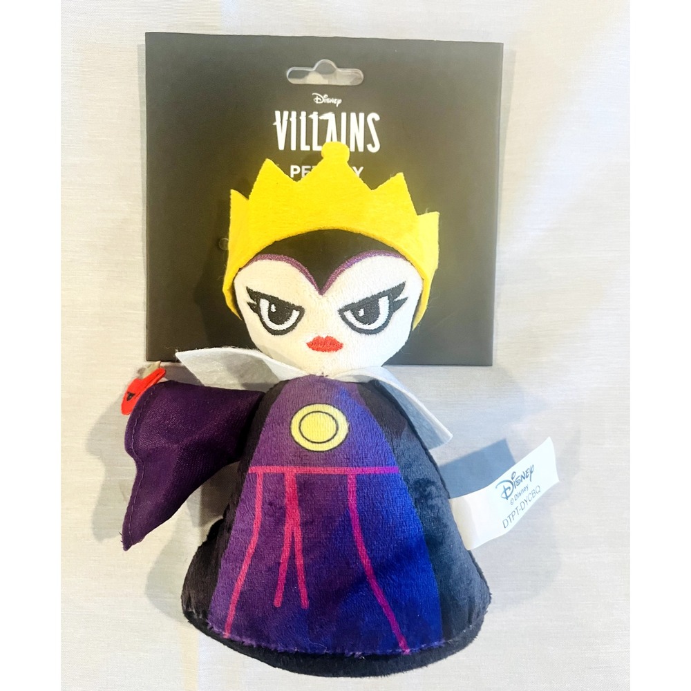 New Disney Villains Evil Queen‎ Plush Dog Pet Toy NEW